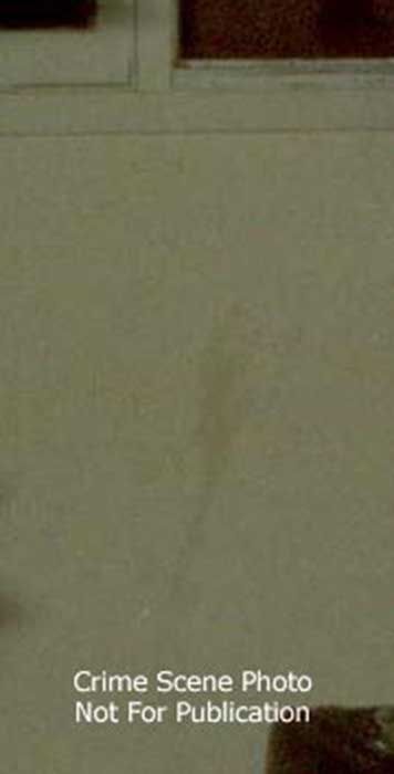 mark on wall under window