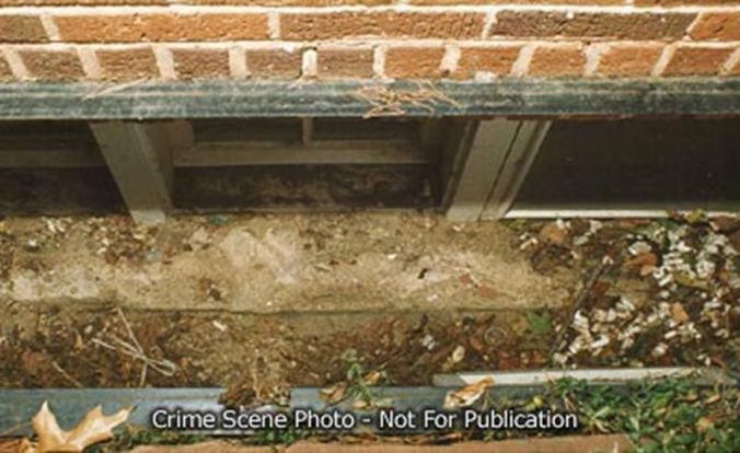 outside basement window