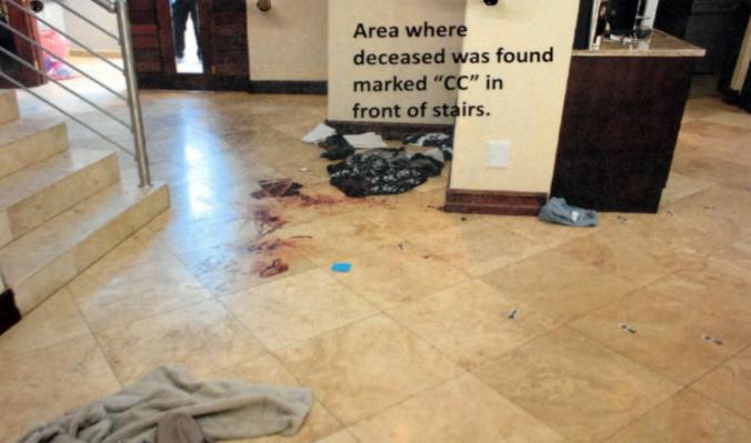 blood on floor downstairs 2