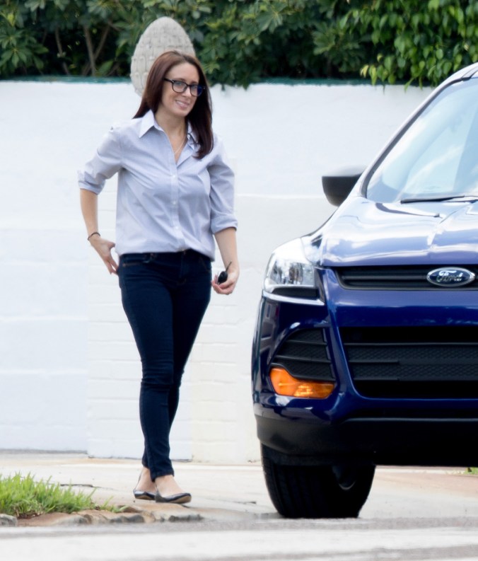 EXCLUSIVE: **PREMIUM EXCLUSIVE RATES APPLY** AGREE FEES BEFORE USAGE** Casey Anthony smiles as she emerges to get new car amid claims she traded sexual favors for legal defense.