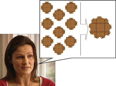 Jane Tanner and her table